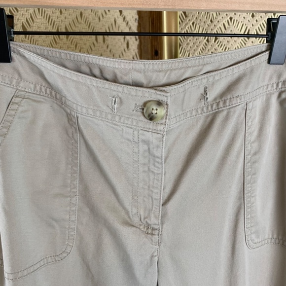 LL Bean Favorite Fit‎ Women's Hiking Cargo Pants Brown 8 - Picture 2 of 10